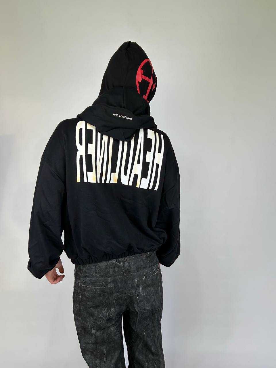 Project G/R GRAILZ gr кофта худи свитшот черный hoodie худі чорна M S
