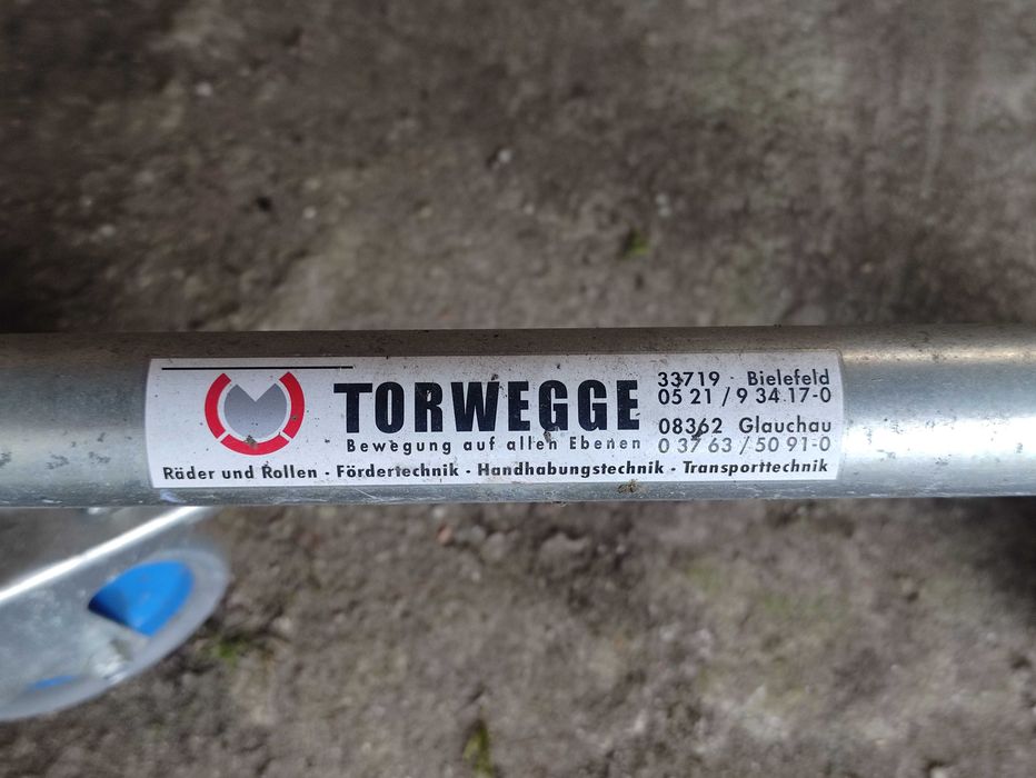 Rolotok wózek podajnik rolkowy transporter składany