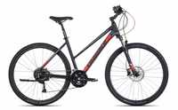 UNIBIKE Crossfire LTS 2021 rozmiar 19 Czarno Czerwony + Dodatki