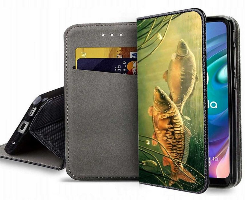 Etui zamykane wędkarskie iPhone Samsung Huawei Xiaomi Motorola