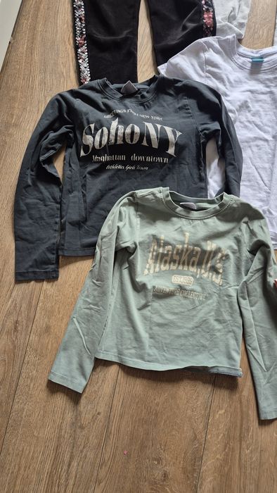 Zestaw ubranek 122-128 dla dziewczynki