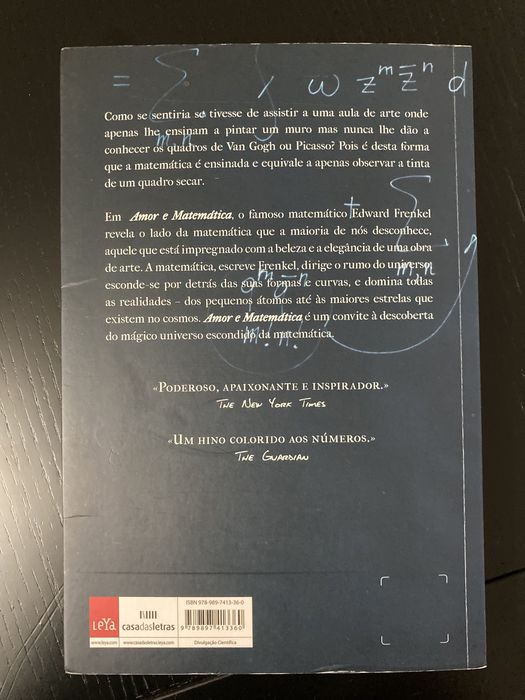 Livro Amor e Matemática