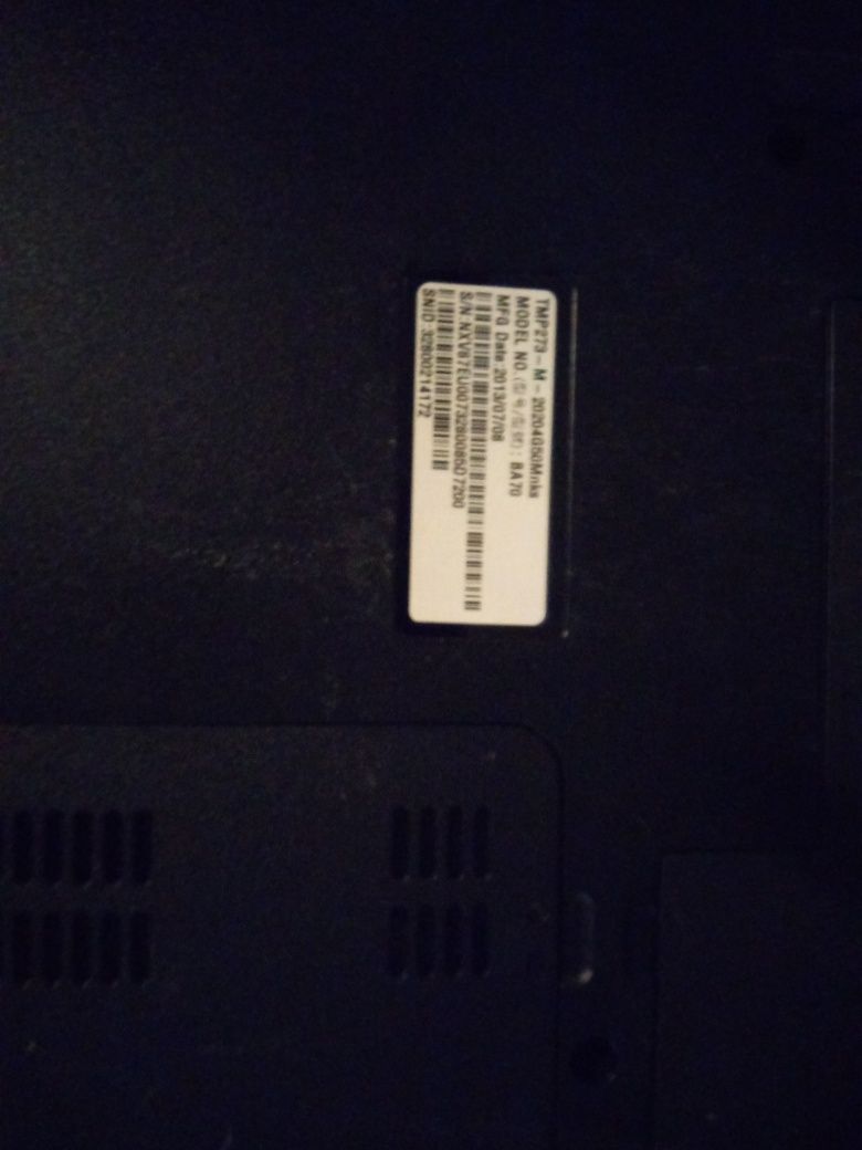 Ноутбук acer travelmate p273-m