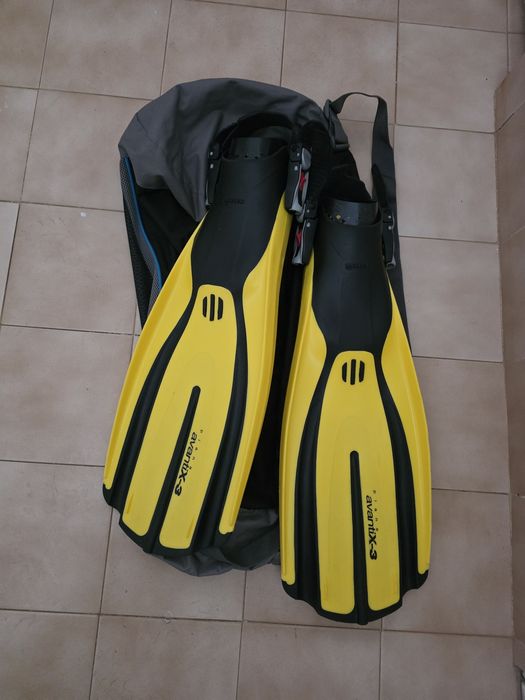 Barbatanas Mares Avanti X3 amarelas