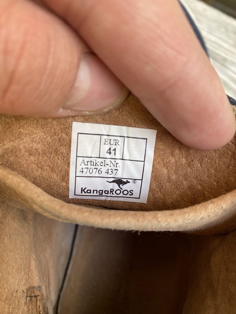 Оригінал шкіряні стильні черевики KangaRoos ROOS 41р 26,5см