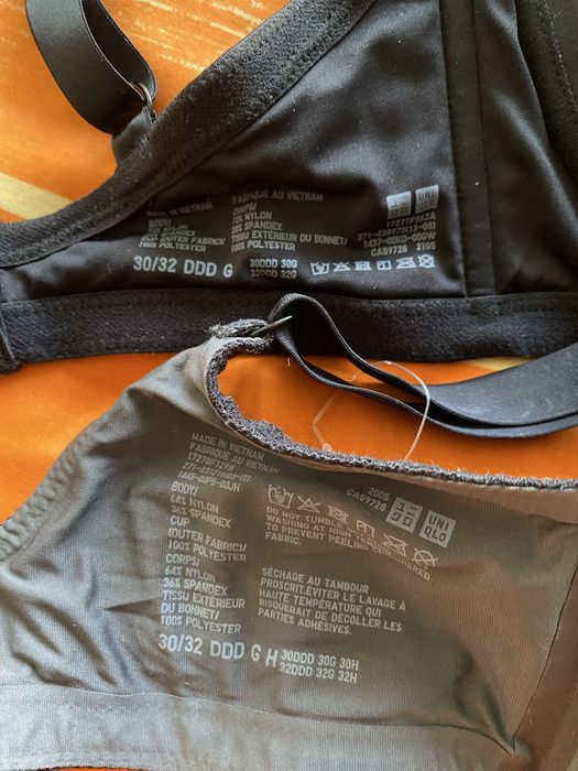 бюстгальтер новий бездротовий uniqlo 75d