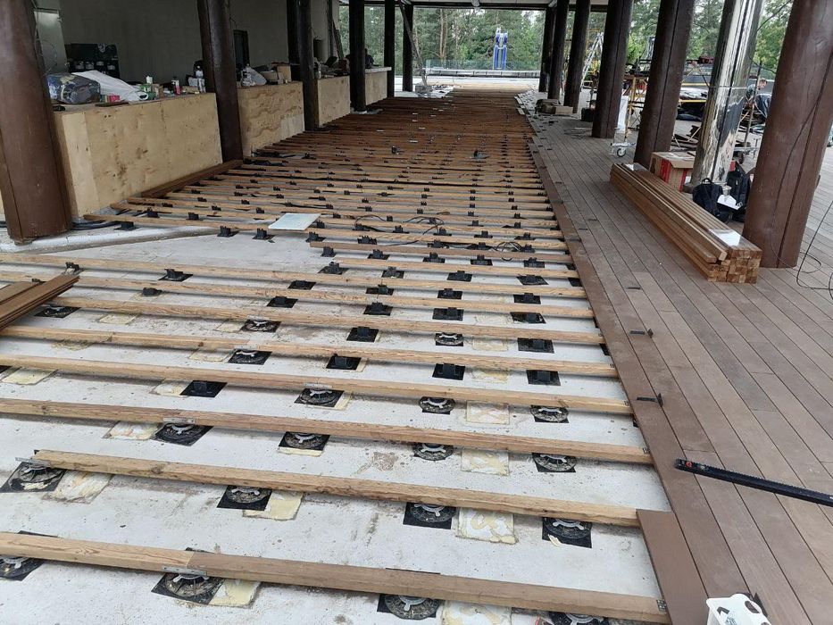 Монтаж терасної дошки. Планкен , альтанки, термососна, термоясеня