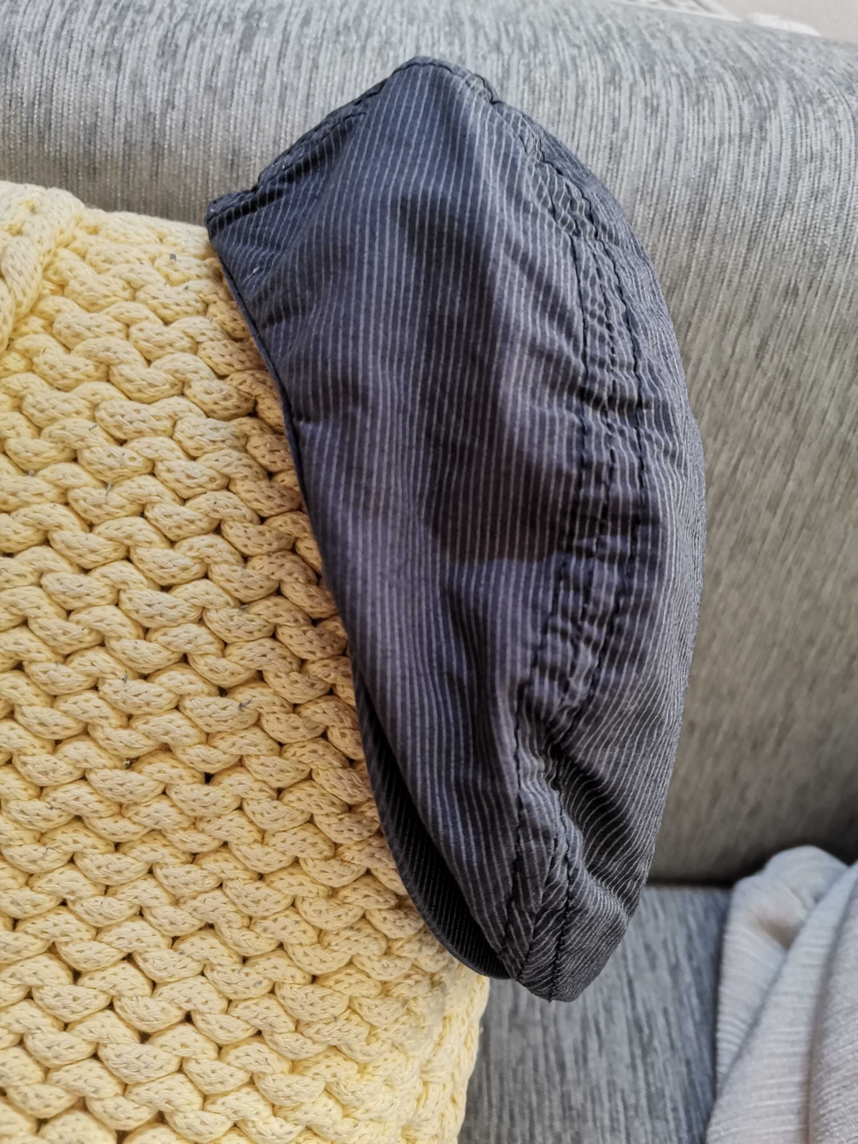 Kaszkiet niemowlęcy H&M rozmiar 62 granatowy w paseczki