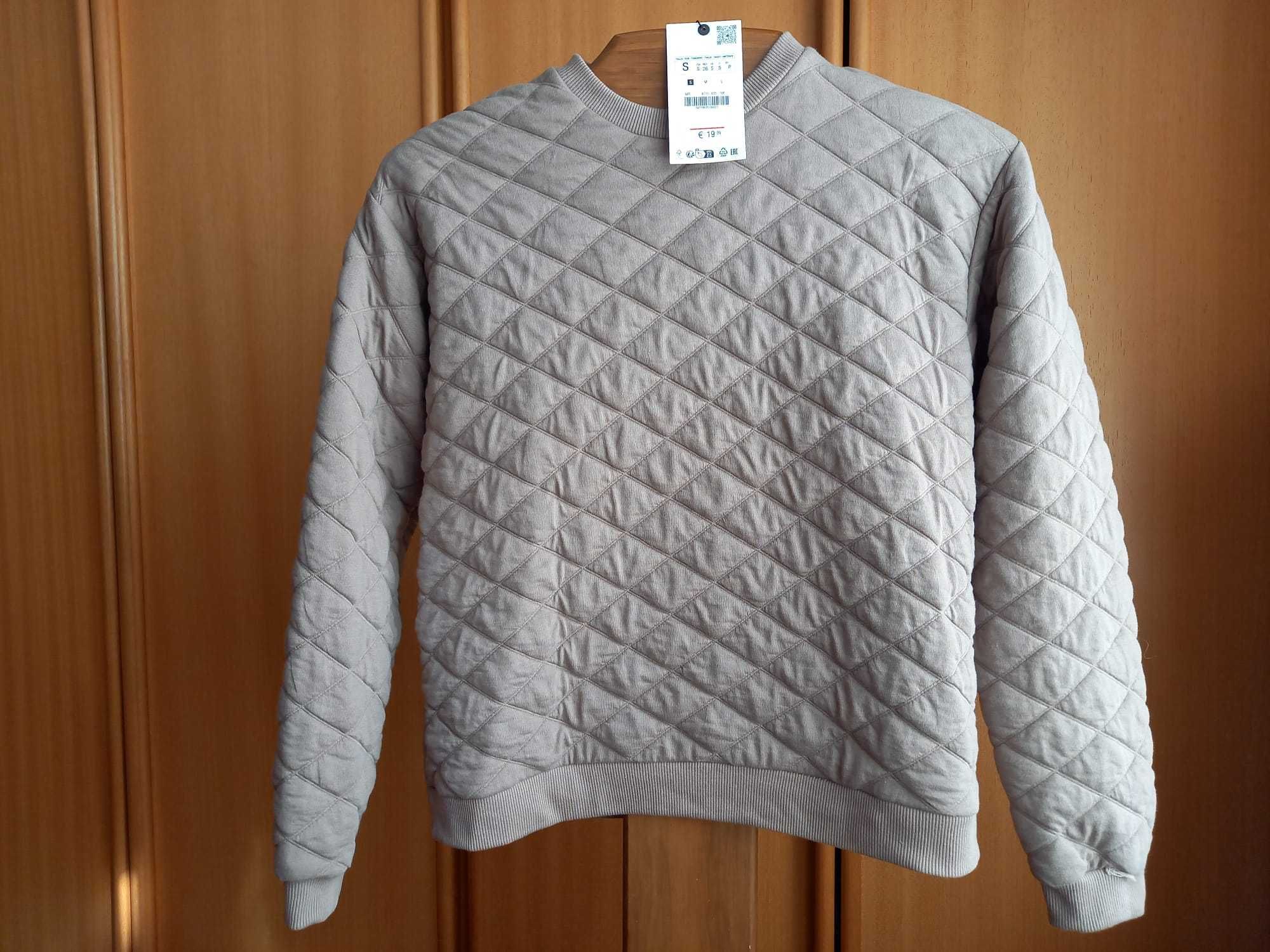 (NOVO C/ ETIQUETA, PORTES GRÁTIS) Sweatshirt Acolchoada (S)