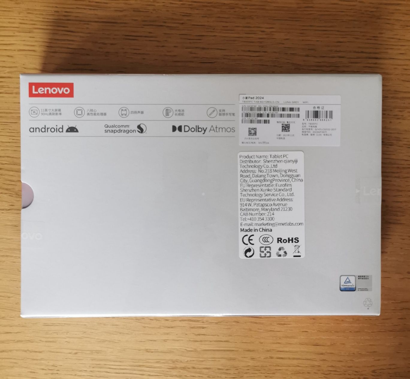 Lenovo Xiaoxin Pad 2024 6/128 Gray