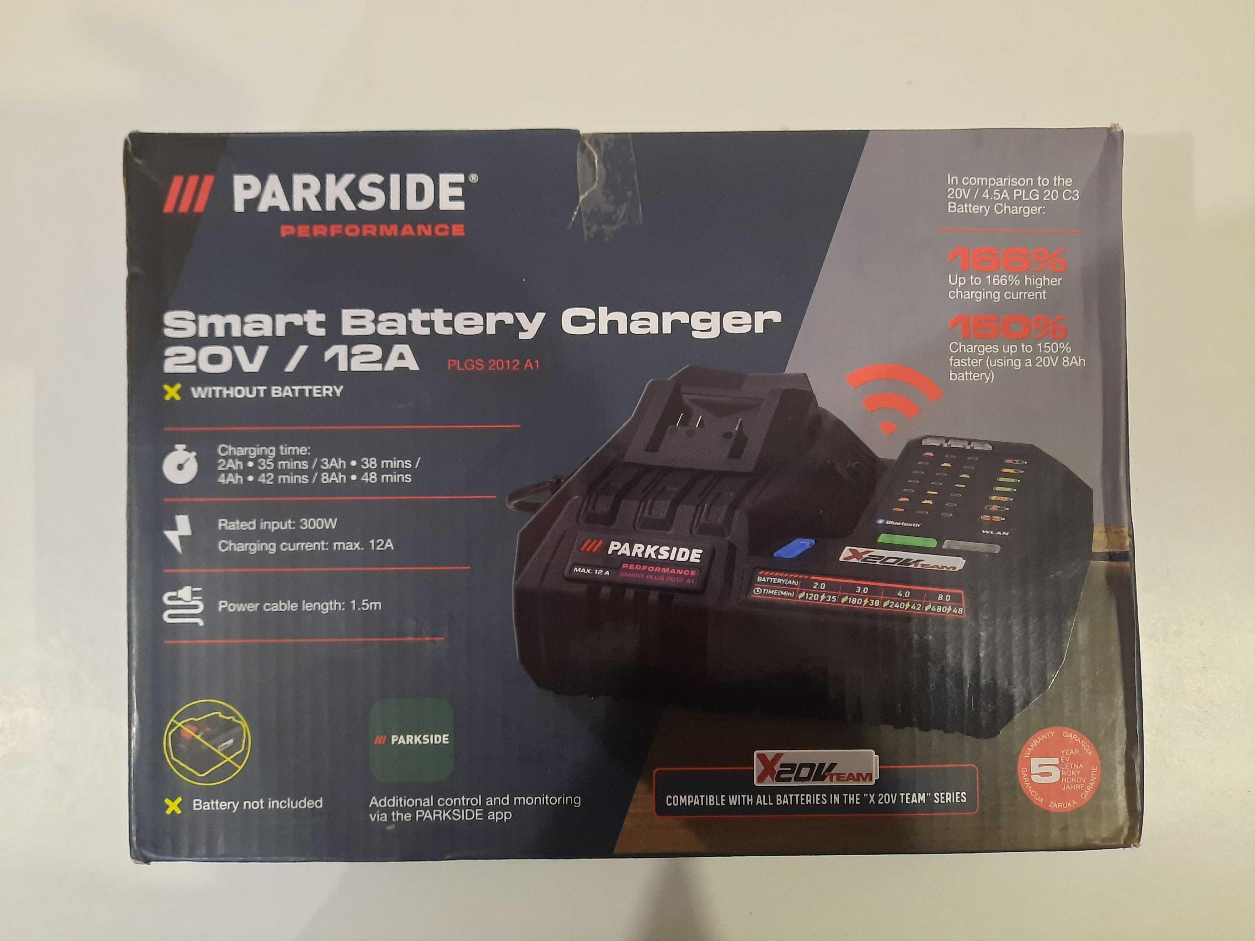 Зарядний пристрій Parkside PLGS 2012 A1 для швидкого заряджання
