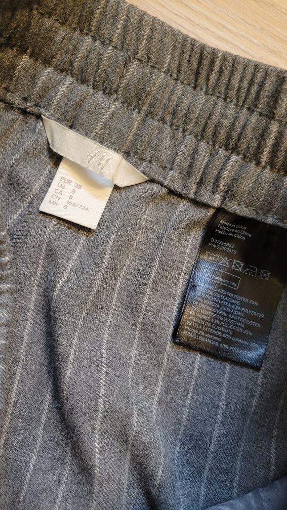 Eleganckie spodnie H&M damskie 38