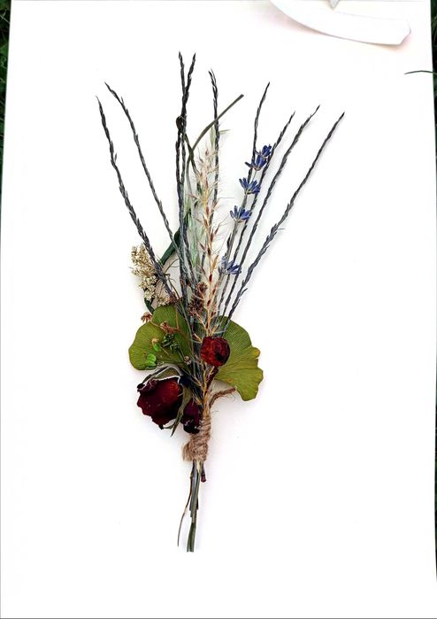 Komplet butonierek kolorowych