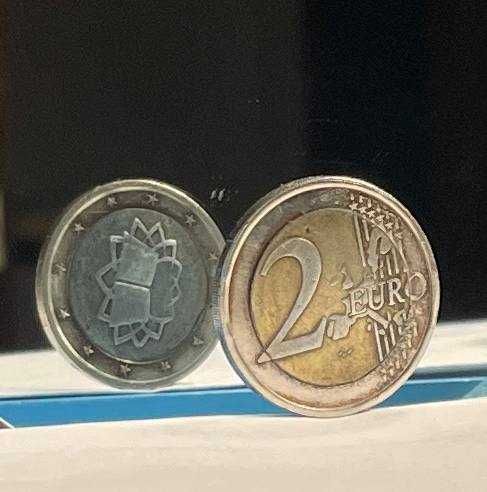 Moeda defeitosa 2 euro