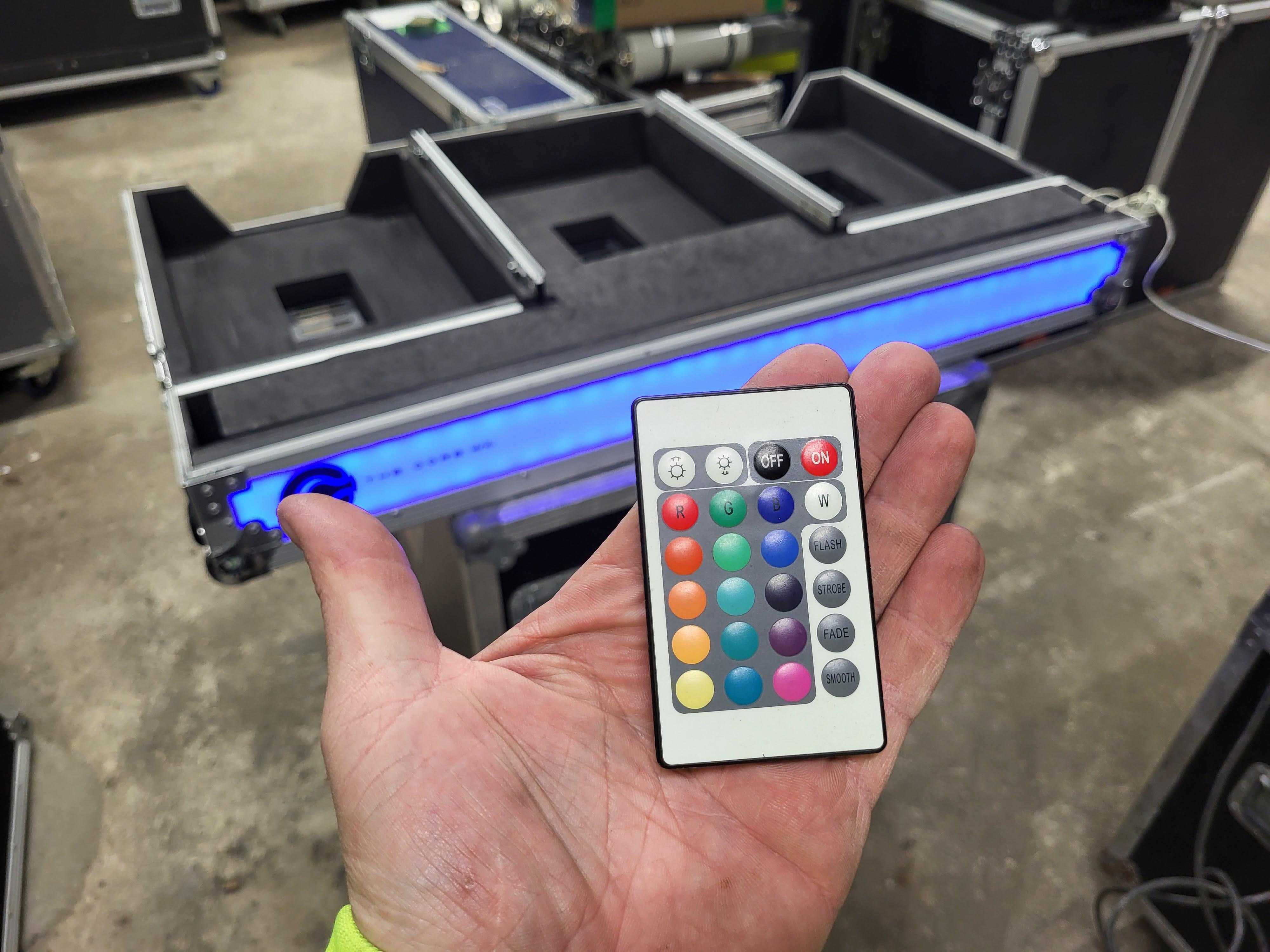 CASE + LED RGB 2x CDJ2000 + DJM-900 PIONEER Na decki i mikser /FAKTURA