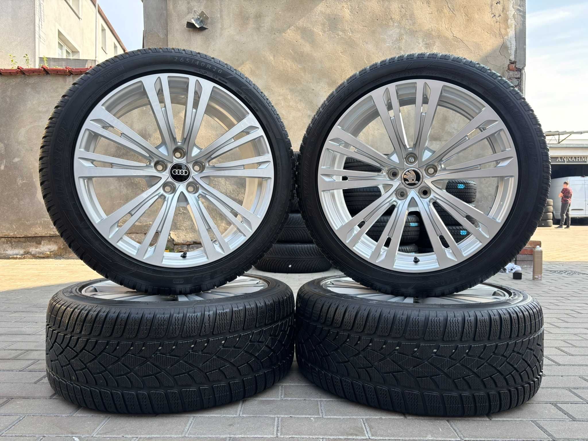 KOŁA ZIMOWE 20 Audi Seat Skoda VW BMW Cupra Mercedes 265/40R20 5X112