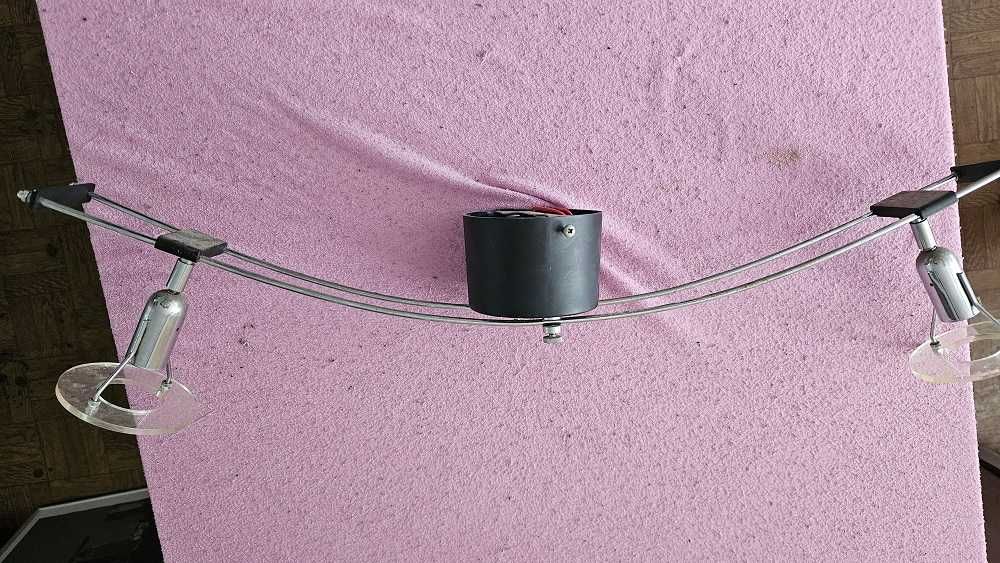 lampa sufitowa pokojowa metalowa czarna