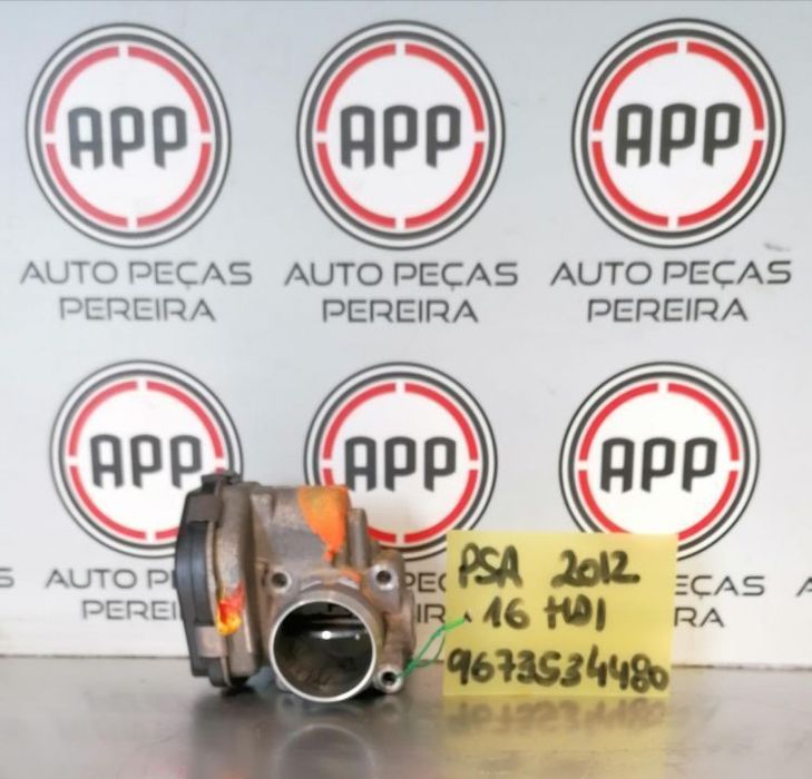 Borboleta de admissão PSA 1.6 HDI de 2013 referência 9673534480.