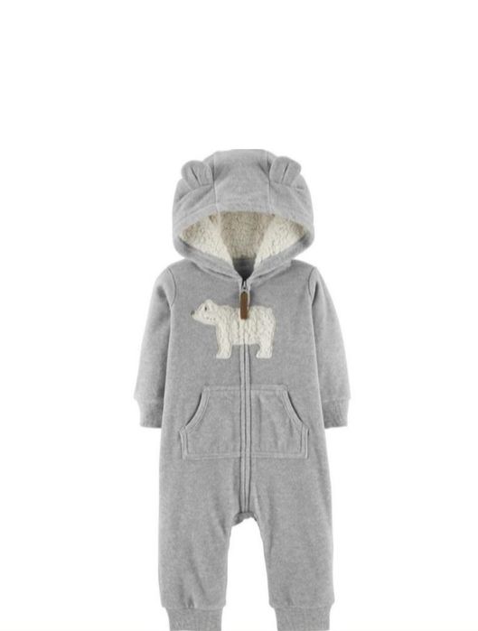 флісовий ромпер ,стан ідеальний,розмір 9 місяців