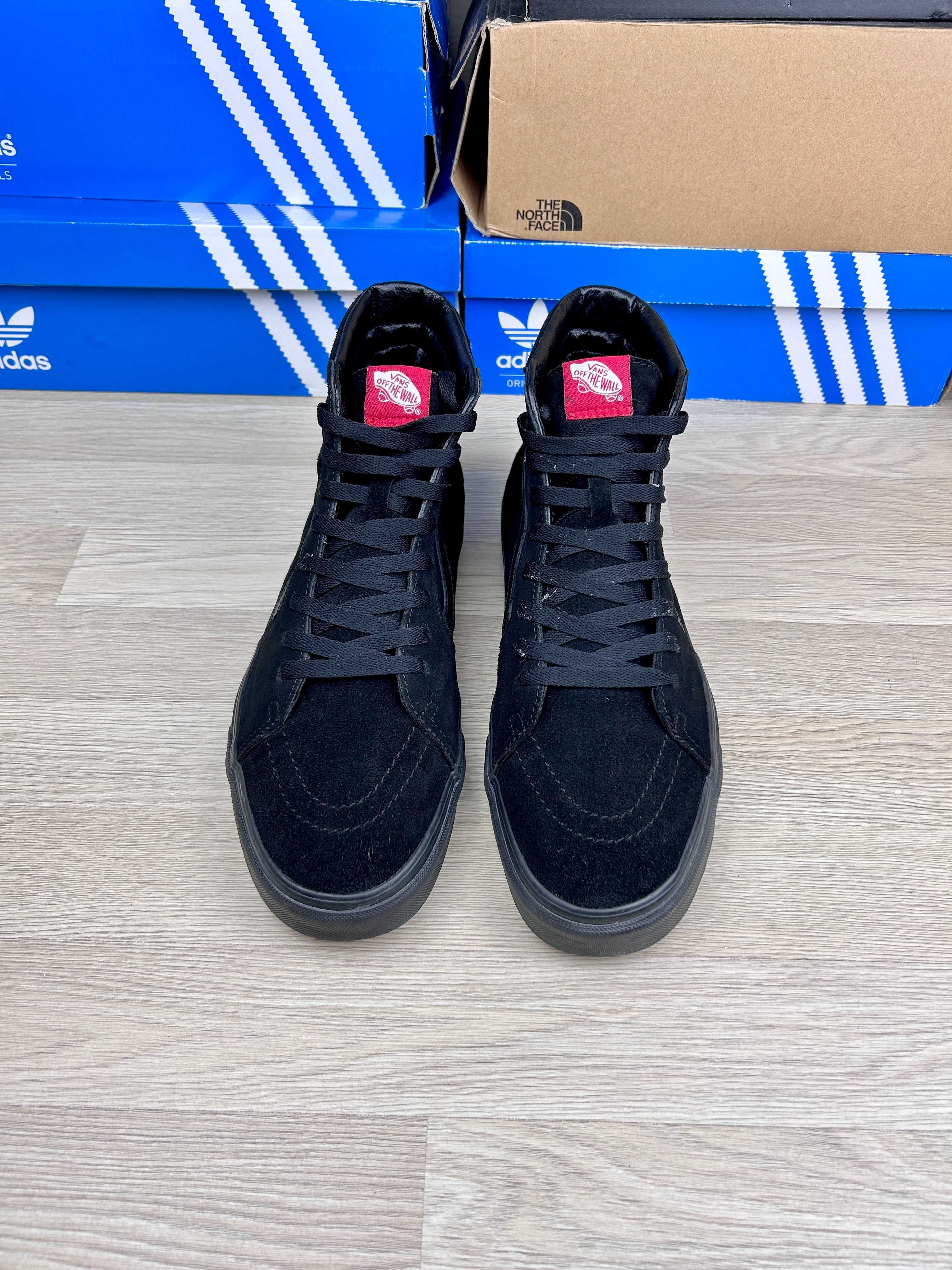 Кеды Vans Old Skool SK8 Hi черные замша 45