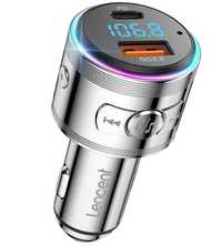 samochodowy transmitter adapter Bluetooth 5.3 FM szybka ładowarka FM