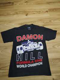 Czarna Koszulka Damon Hill Formula One World Champion