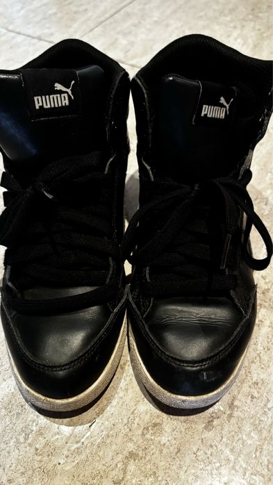 Tenis puma couro preto 37