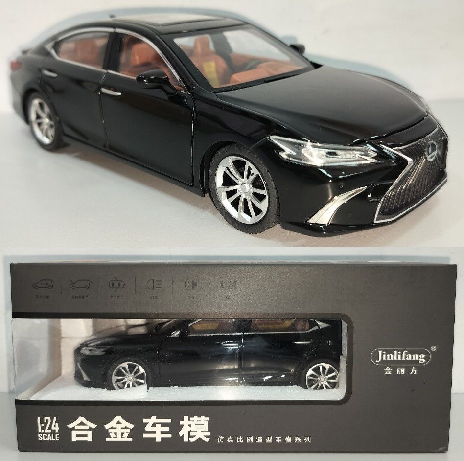 Lexus ES300h металлическая модель 1:24 JINLIFANG со звуком и светом