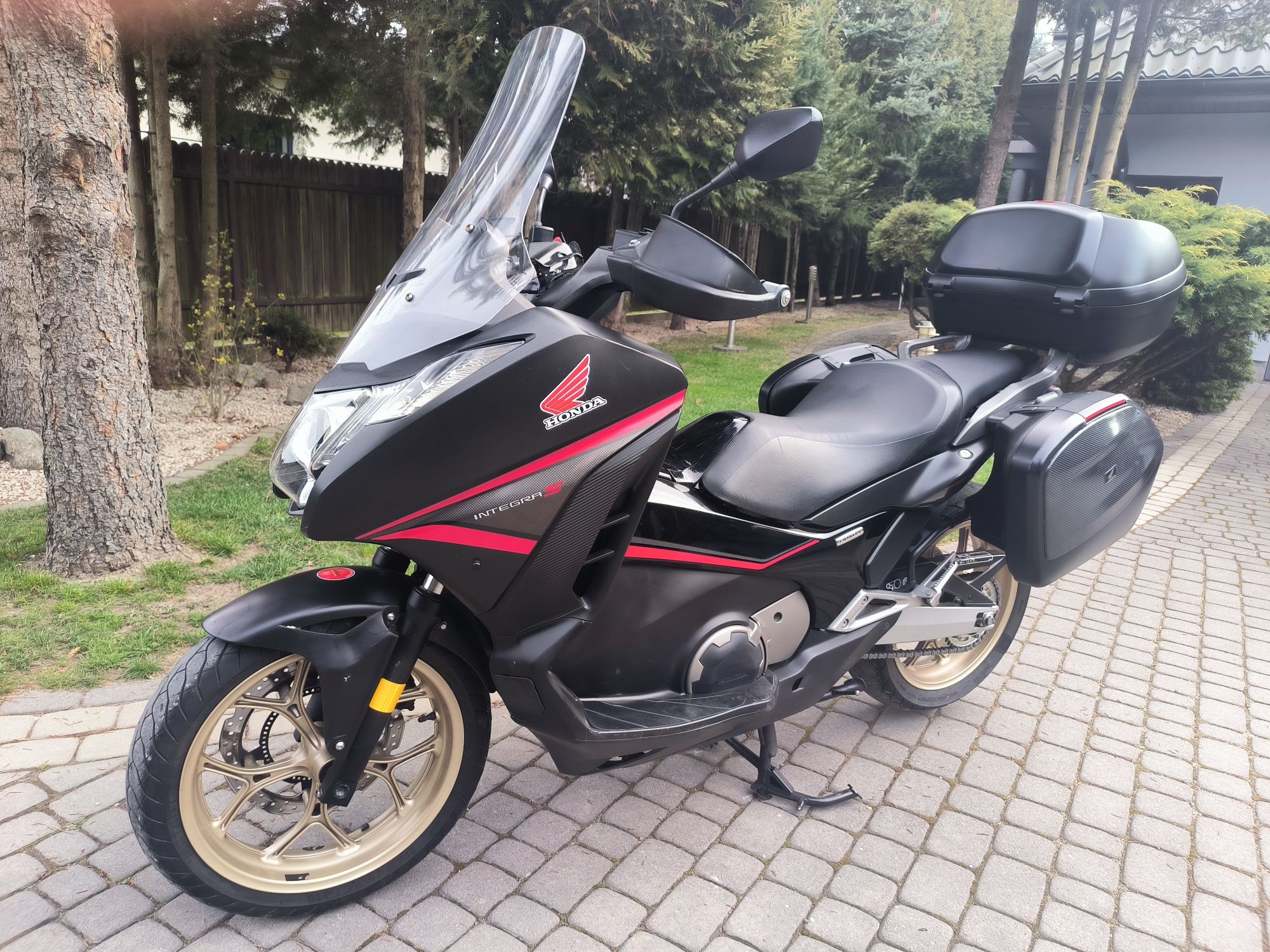 Honda Integra S 750 , 3 oryginalne walizki