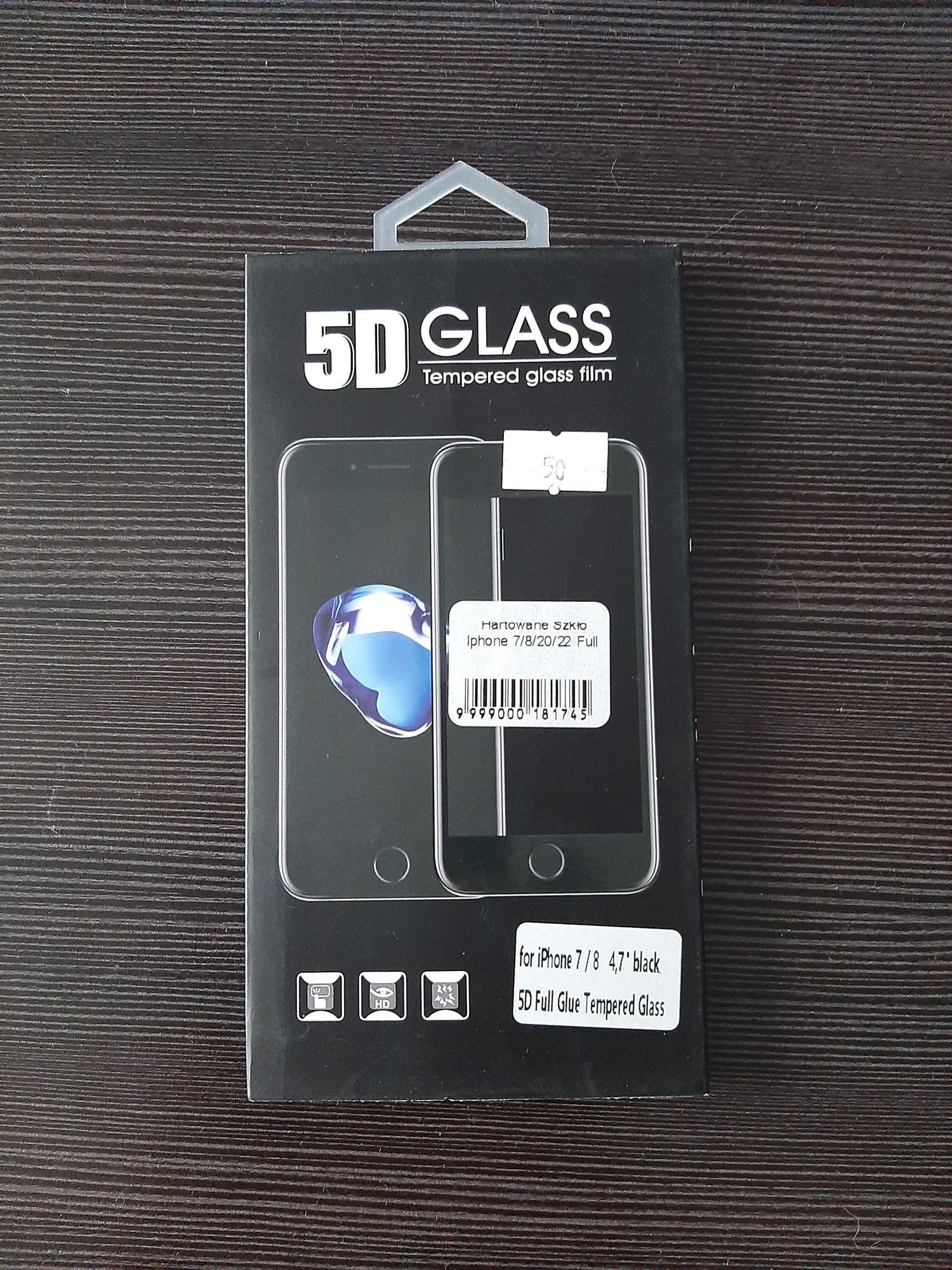 5D Gllass iphone 7/8