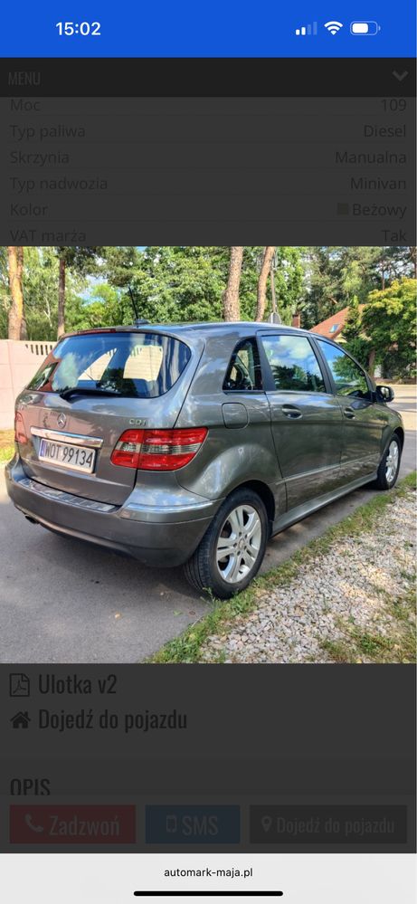 Mercedes-Benz B180 CDI *2010 rok* manual, diesel – zadbany! Okazja