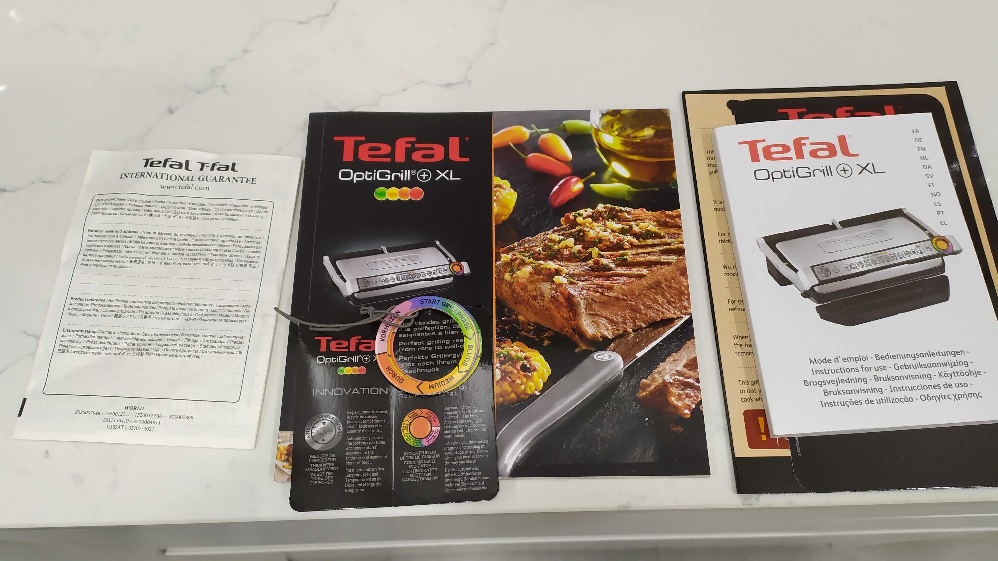 Grelhador TEFAL OptiGril + XL (NOVO)
