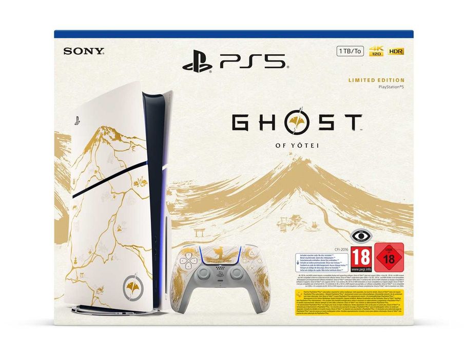 SONY PlayStation 5 Slim 1TB z napędem Ghost of Yotei Limited Edition