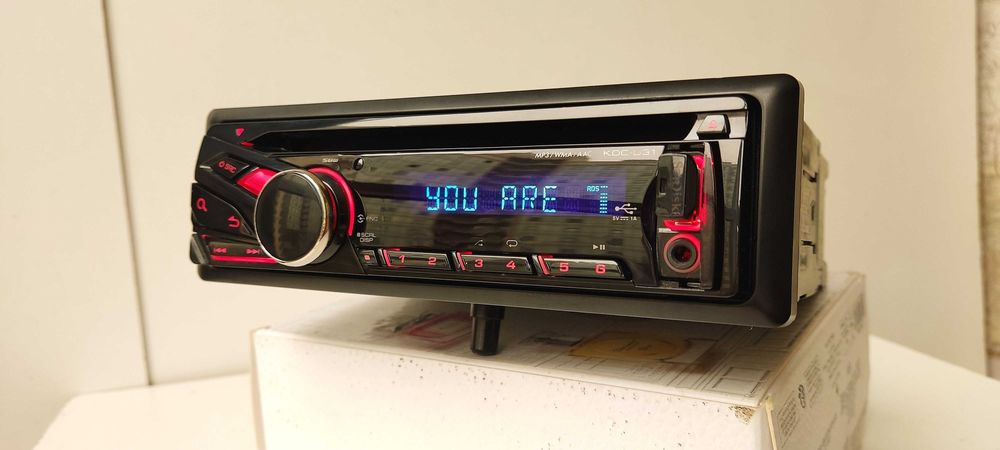 Kenwood KDC-U31 с Bluetooth MOSFET 4х50 магнитола - оригинал!