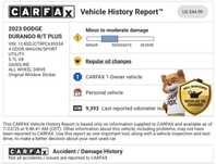 Carfax raport jest dostepny dla auto z USA/KANADY