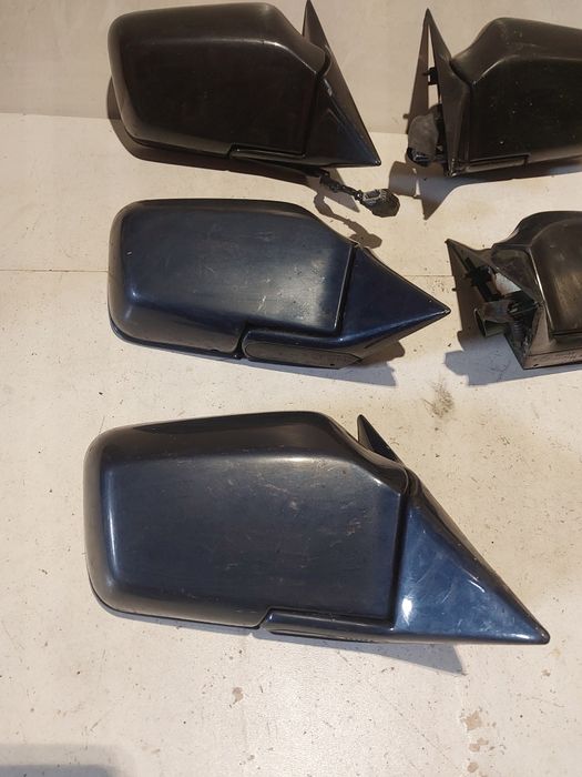 BMW e 32 e32 lusterko prawe lewe czarne niebieskie