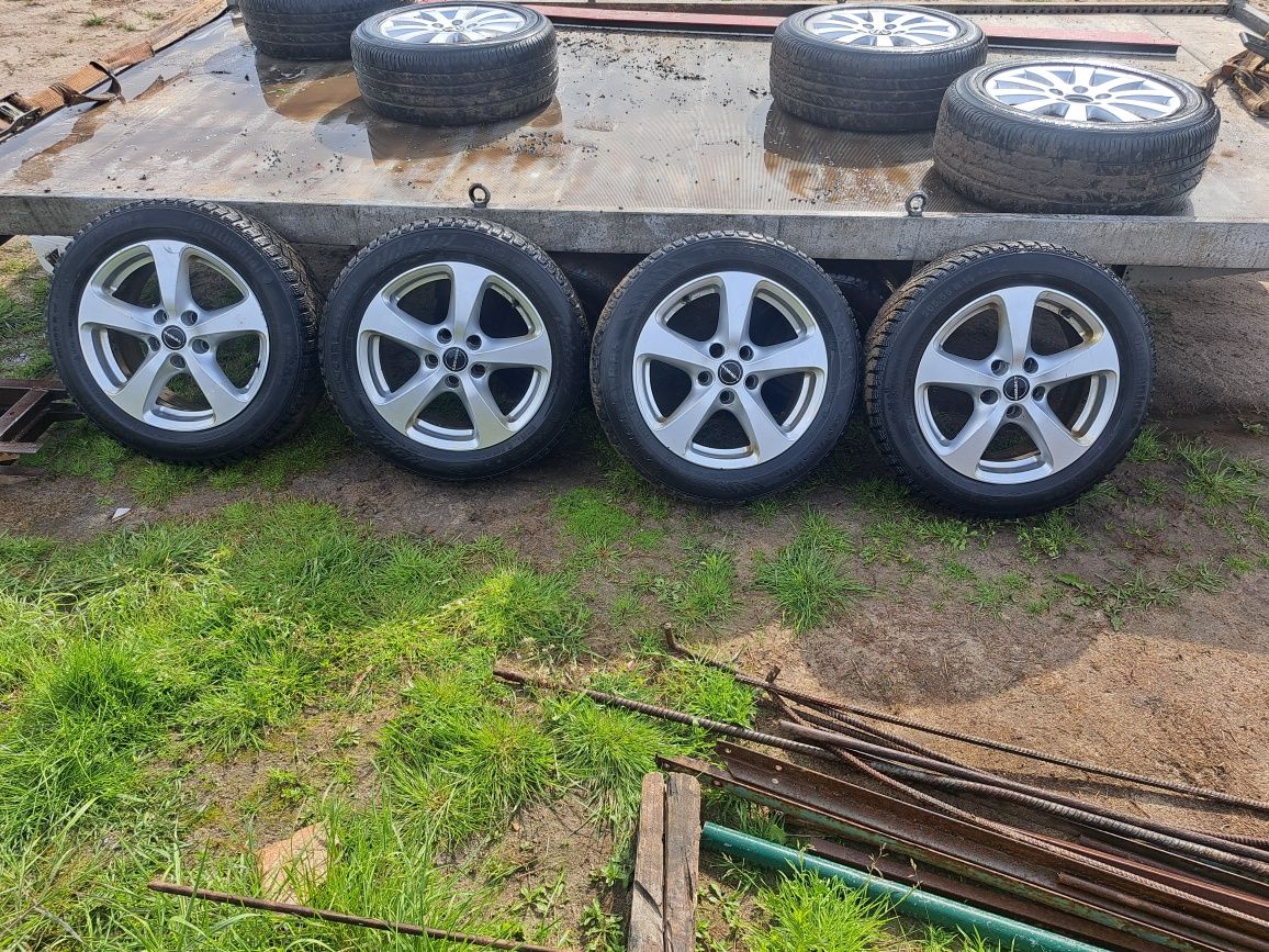 Alufelgi borbet 16 5x112 VW passat b6 golf 5 Touran caddy skoda seat