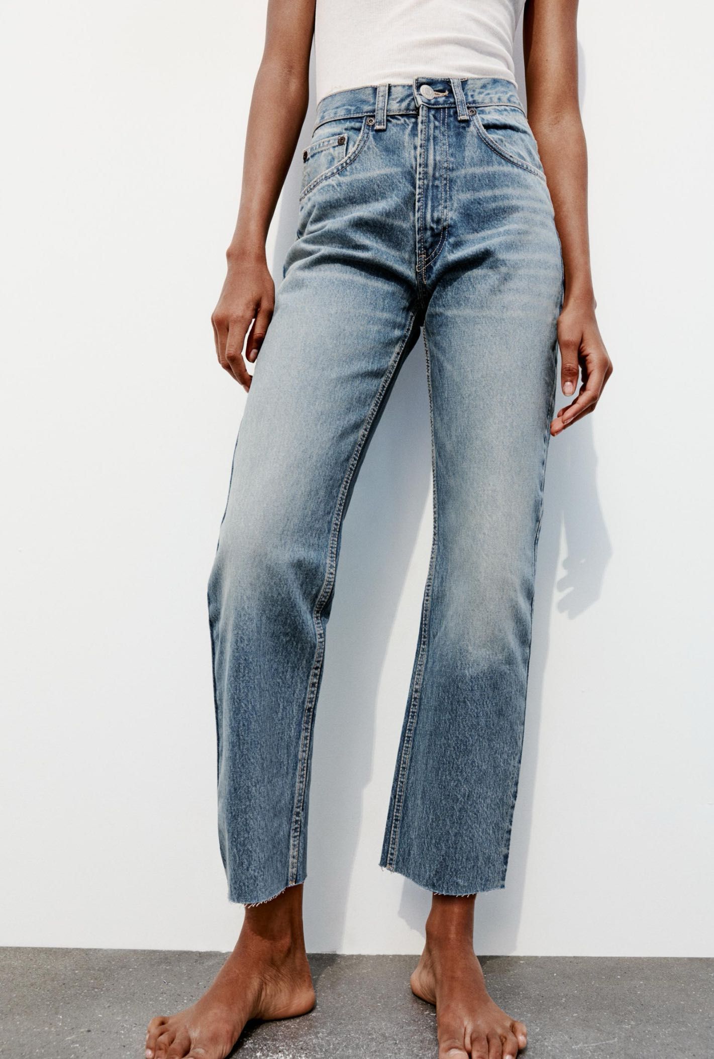 Zara Straight трендові жіночі джинси