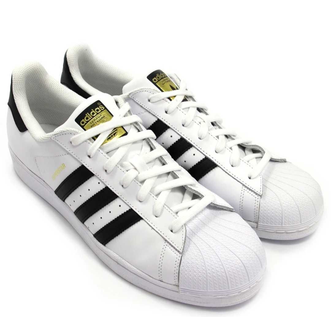 Adidas Superstar 53-54(35,3см) кожаные кроссовки мужские