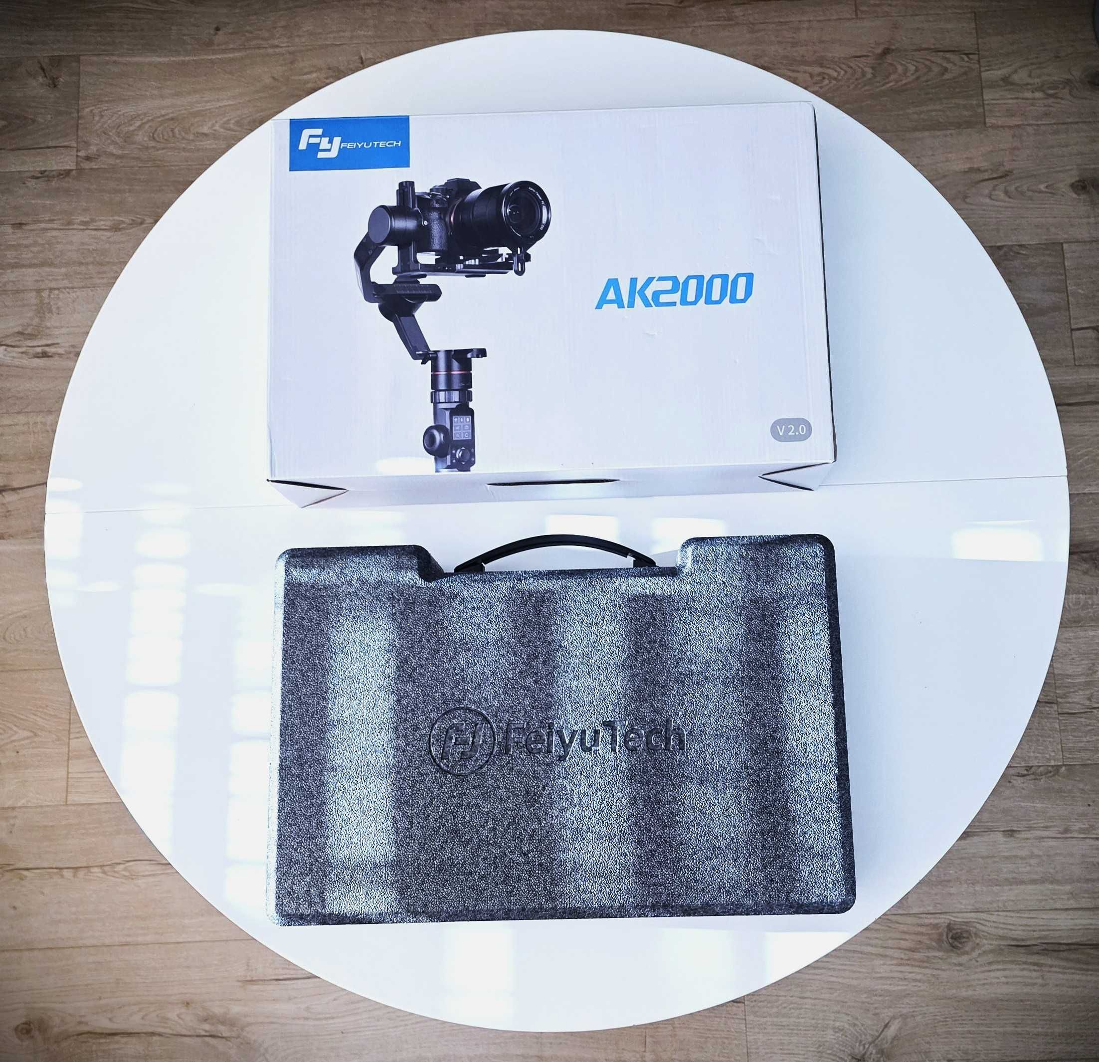 ZESTAW Gimbal FeiyuTech AK2000 + Uchwyt AKR1 + Follow Focus AKFI