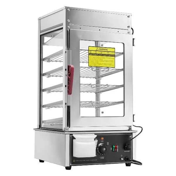 Aquecedor de Alimentos e salgados  com Expositor 5 Níveis – Comercial