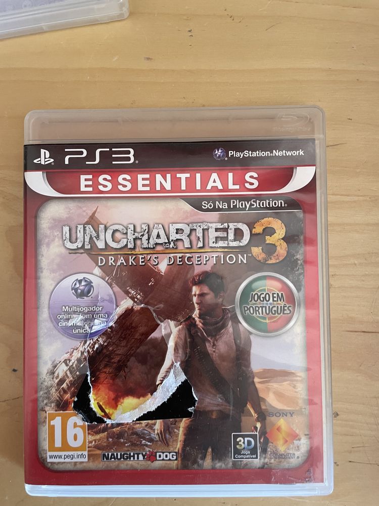Jogo uncharted 3 para a ps3