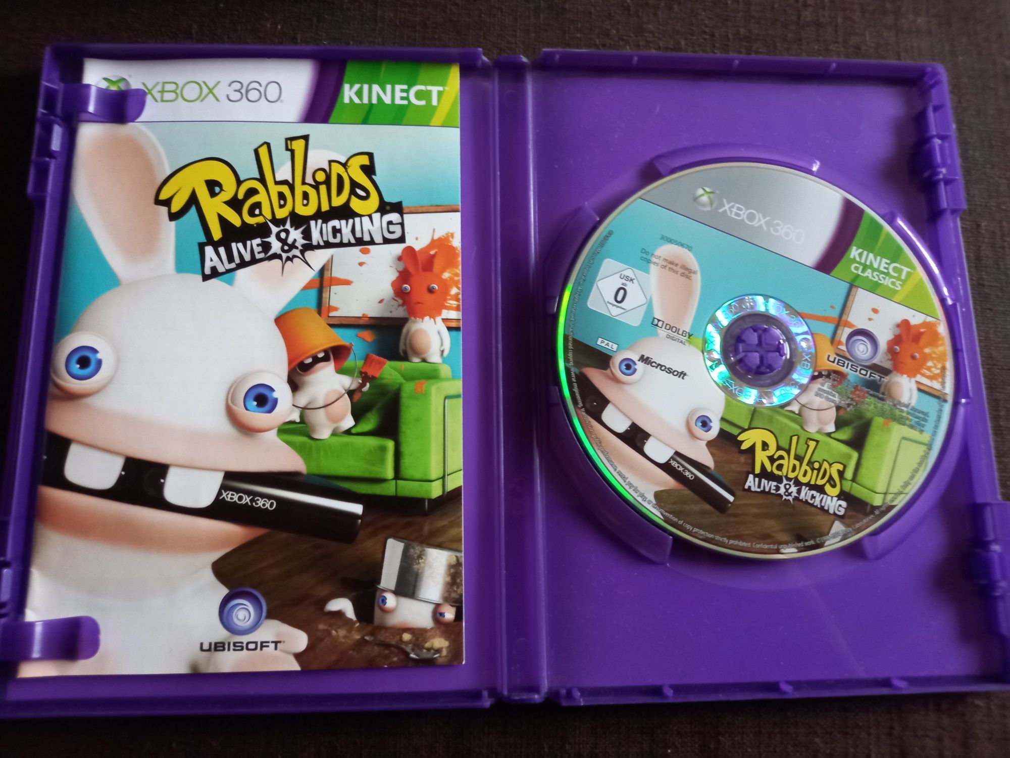Gra Rabbids Na żywo i w kolorze na xbox 360 kinect Alive & kicking