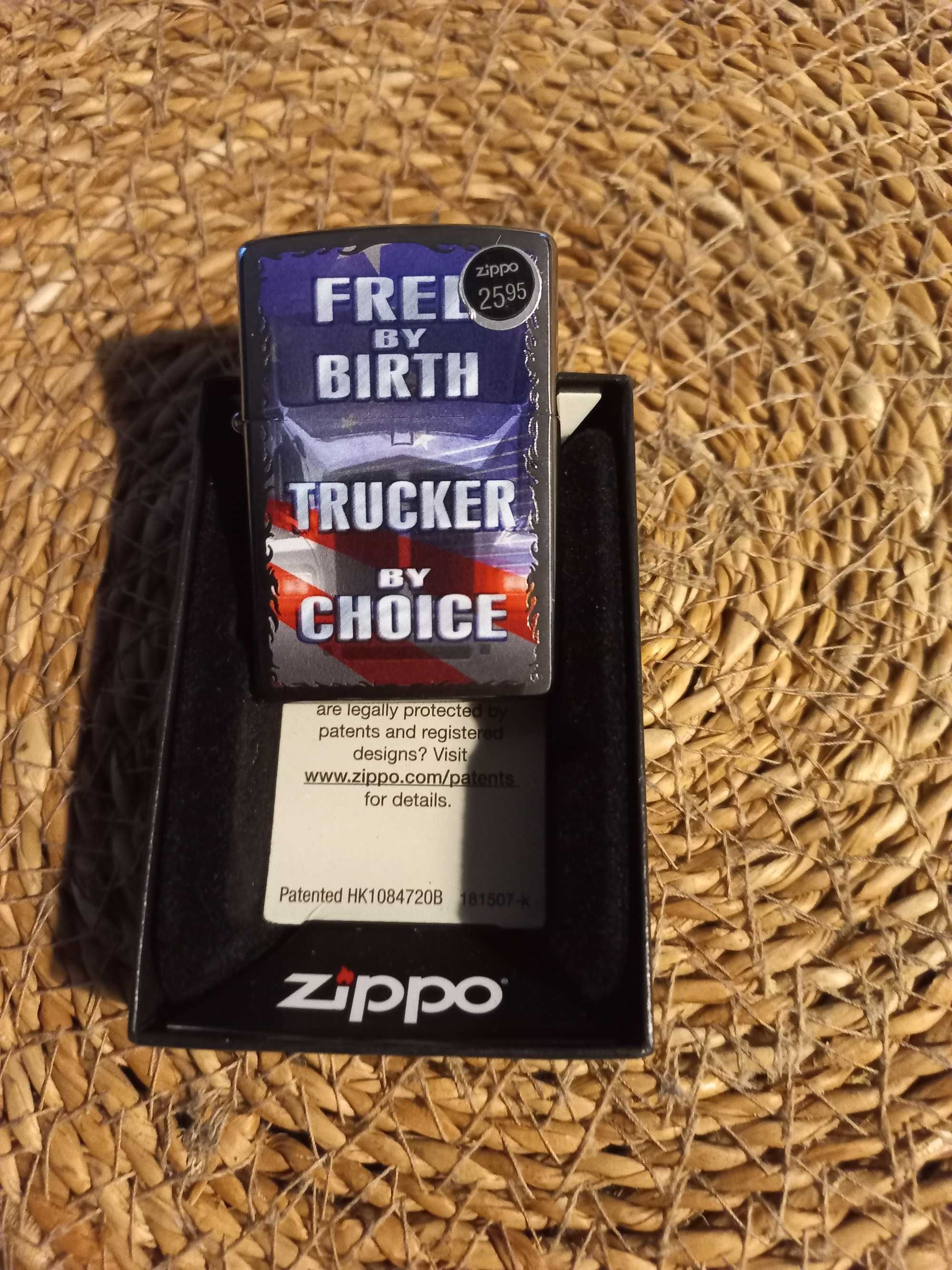 Nowa Zippo: Free by Birth Trucker by Choice. Polecam!!!