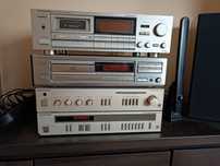 Wieża ze wzmacniaczam, tunerem, Magnetofon z CD (ONKYO, BLAUPUNKT)
