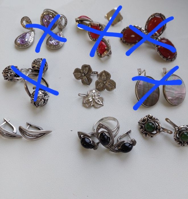 Шикарные серебрянные изделия  925