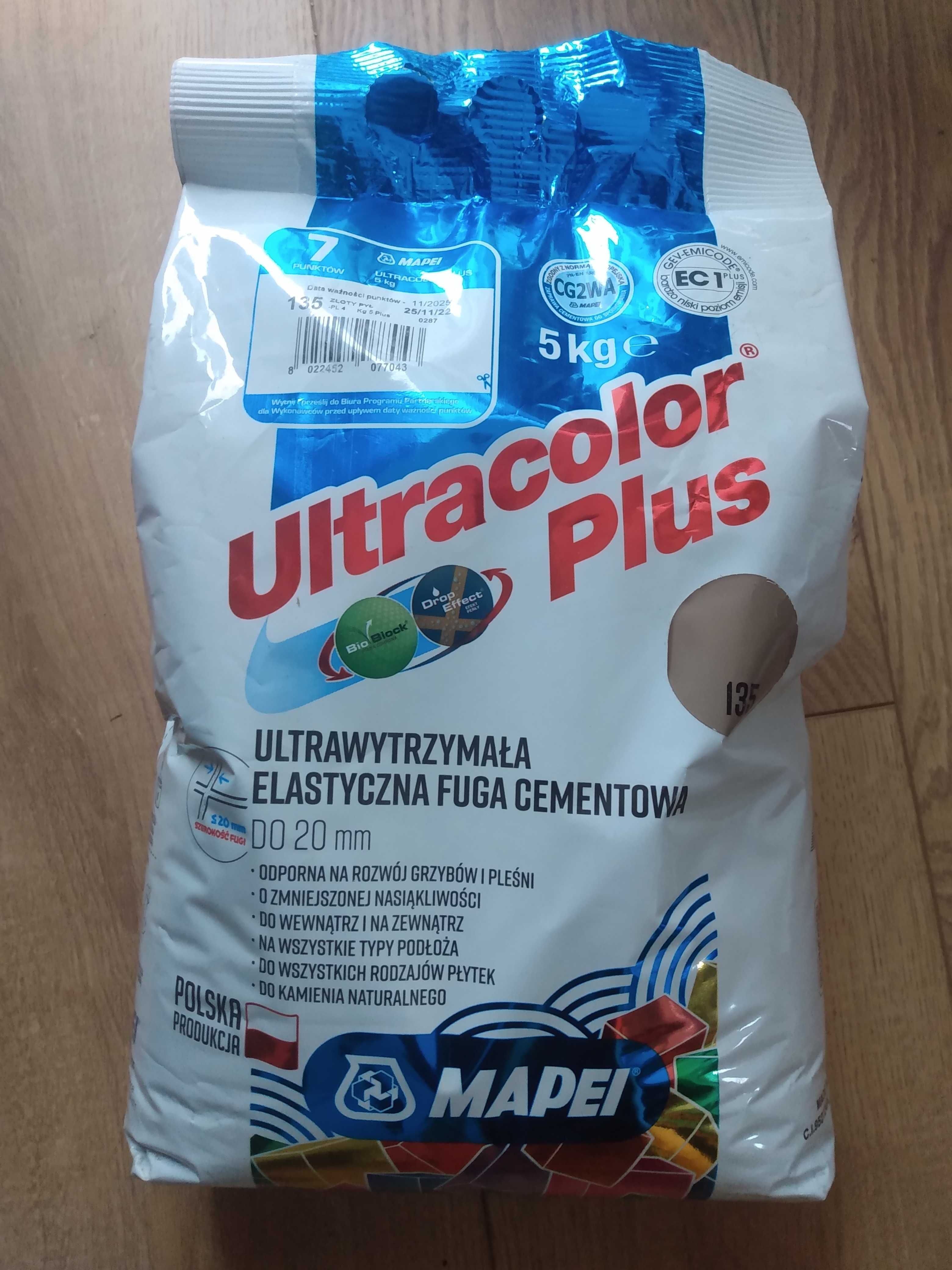 Fuga Mapei Ultracolor plus 135 złoty pył 5kg