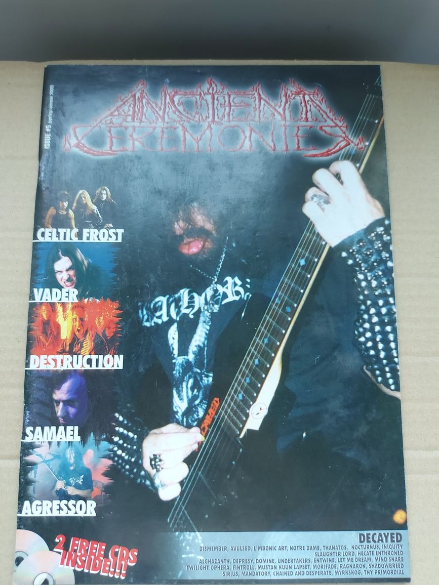 Ancient ceremonies mag / Zine anos 90
# 4, 5, 6,7 ,8,9 , 10  11sem c