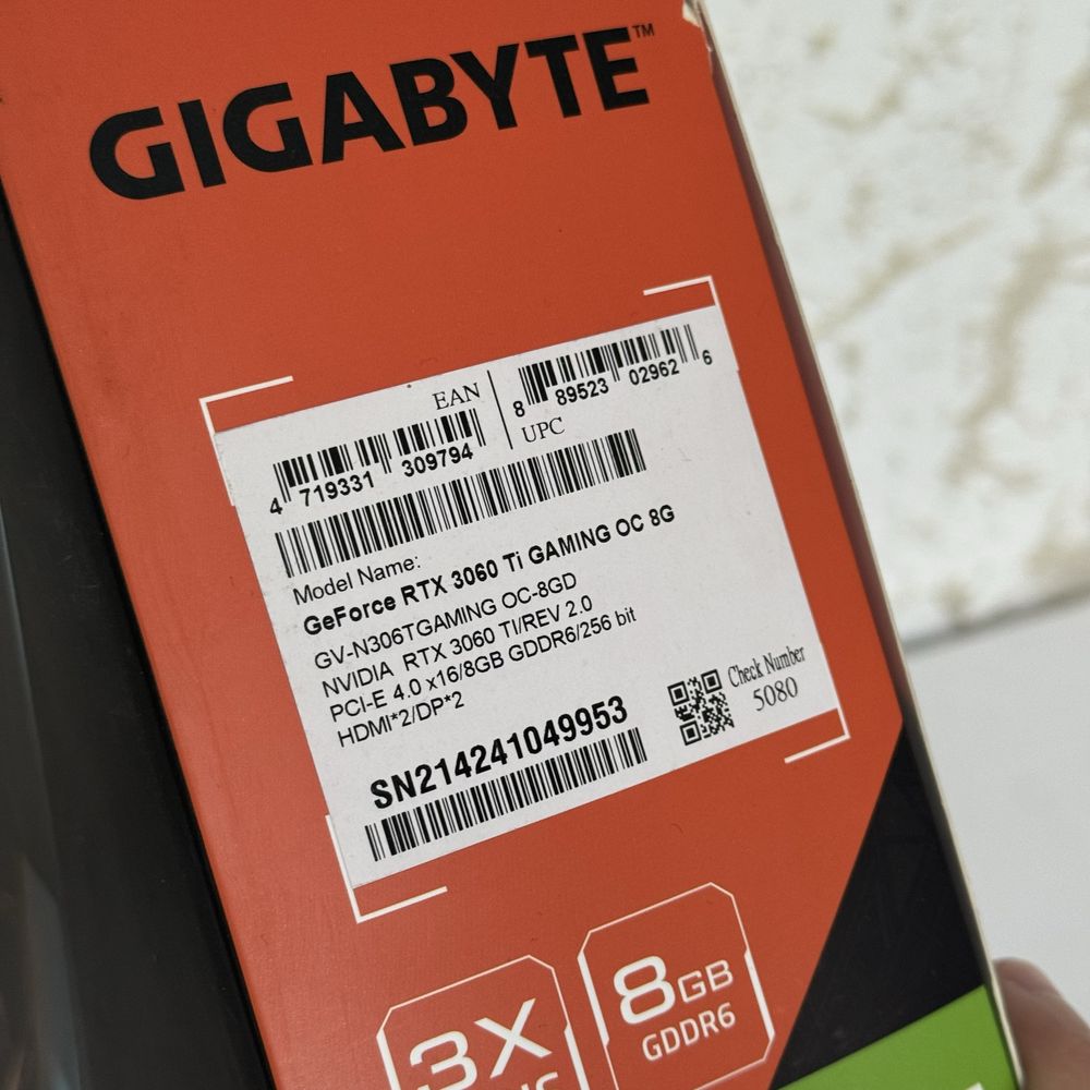 Nvidea GeForce RTX 3060 Ti GAMING Z TRIO 8G LHR