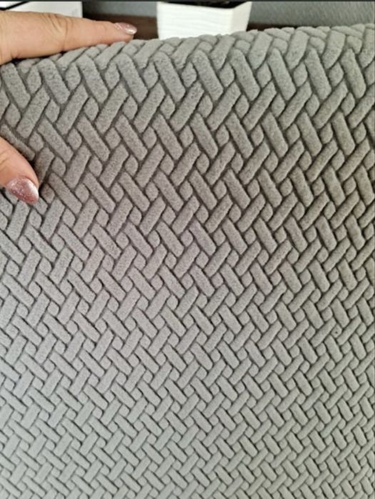 Beżowe Pokrowce na krzesla 6 sztuk komplet zestaw